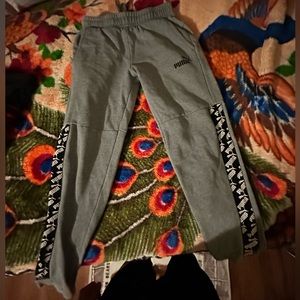 Men’s S Puma Sweats, Grey & Black & White